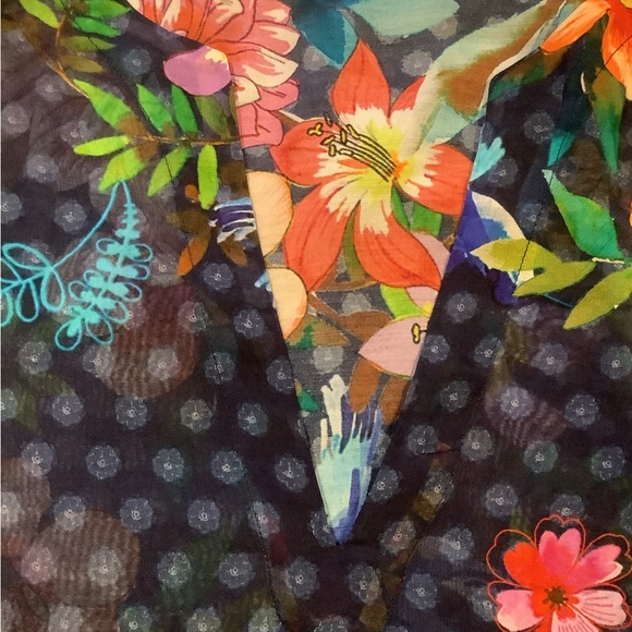 Johnny Was Ocean Dreamer Midi Dress/Cover Up Like New - Picture 11 of 13